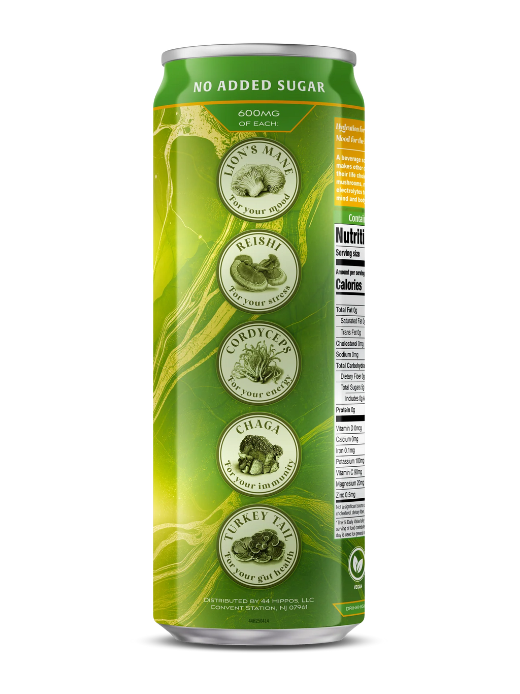 High Ground Elixir Mushroom Seltzer - Yuzu Lime 12oz