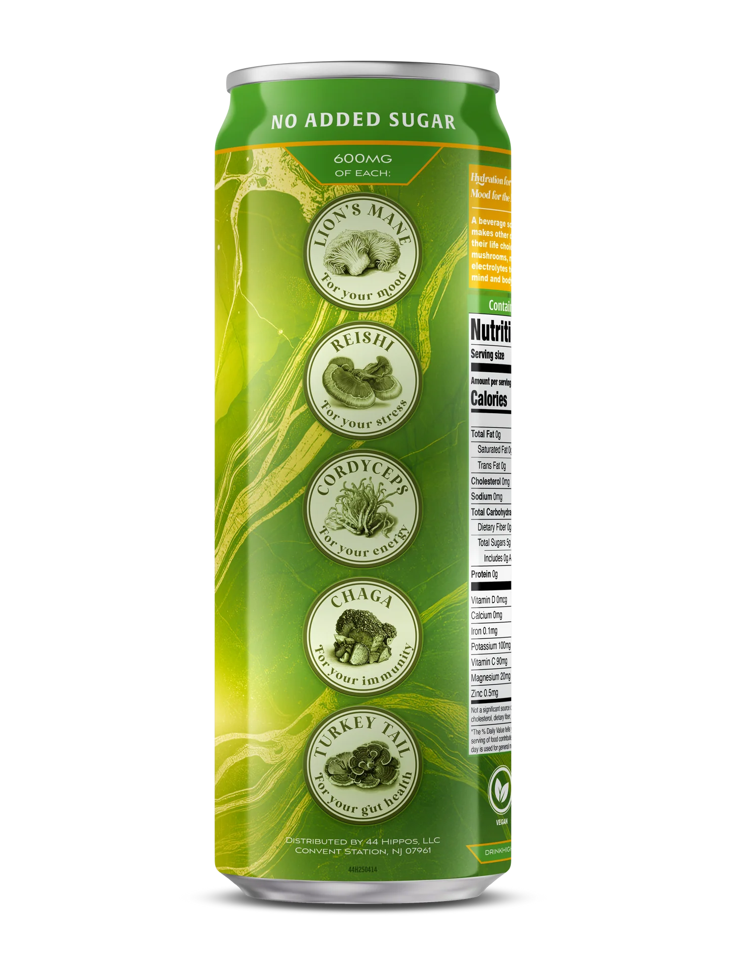 High Ground Elixir Mushroom Seltzer - Yuzu Lime 12oz