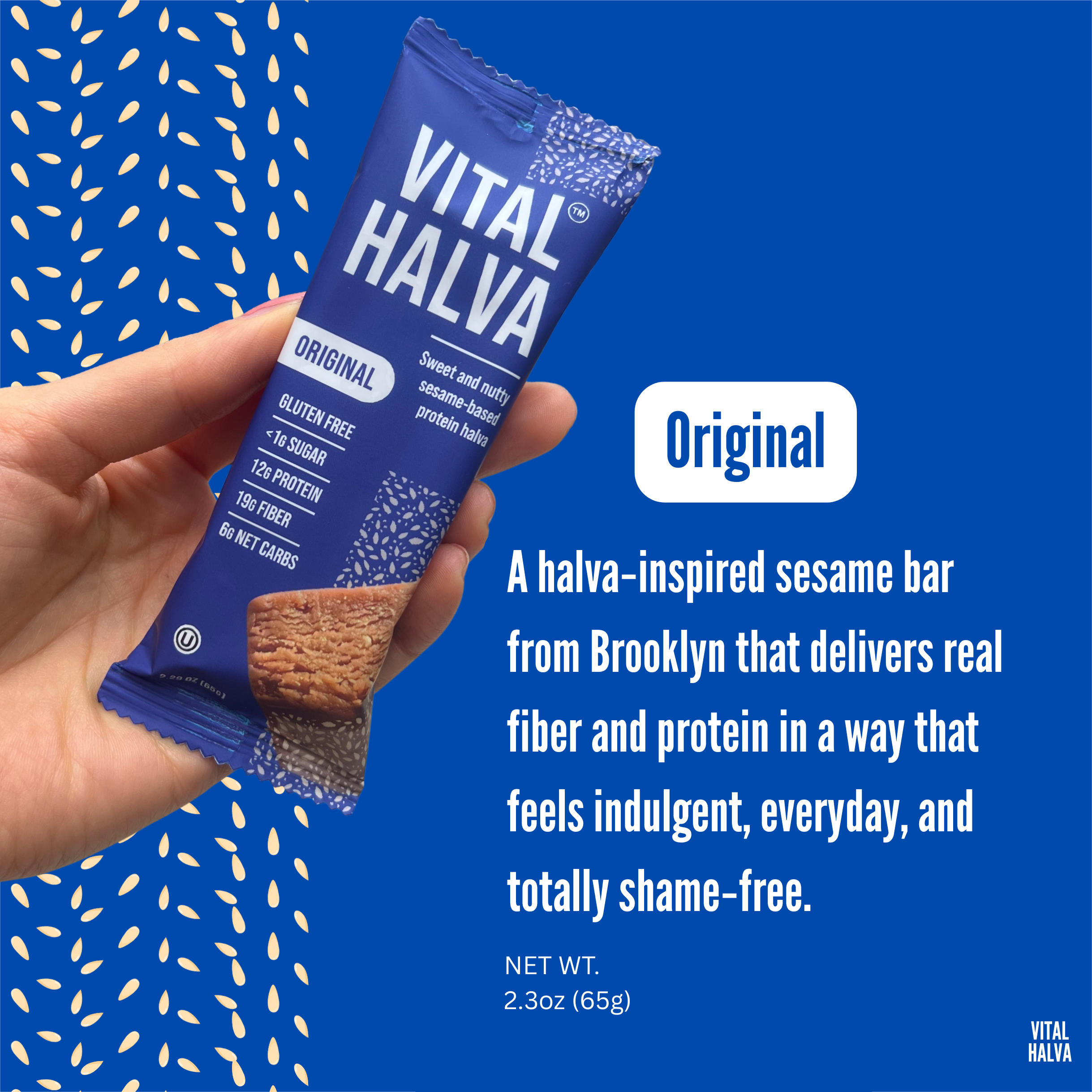 Vital Halva - Original Sesame Bar 2.3oz