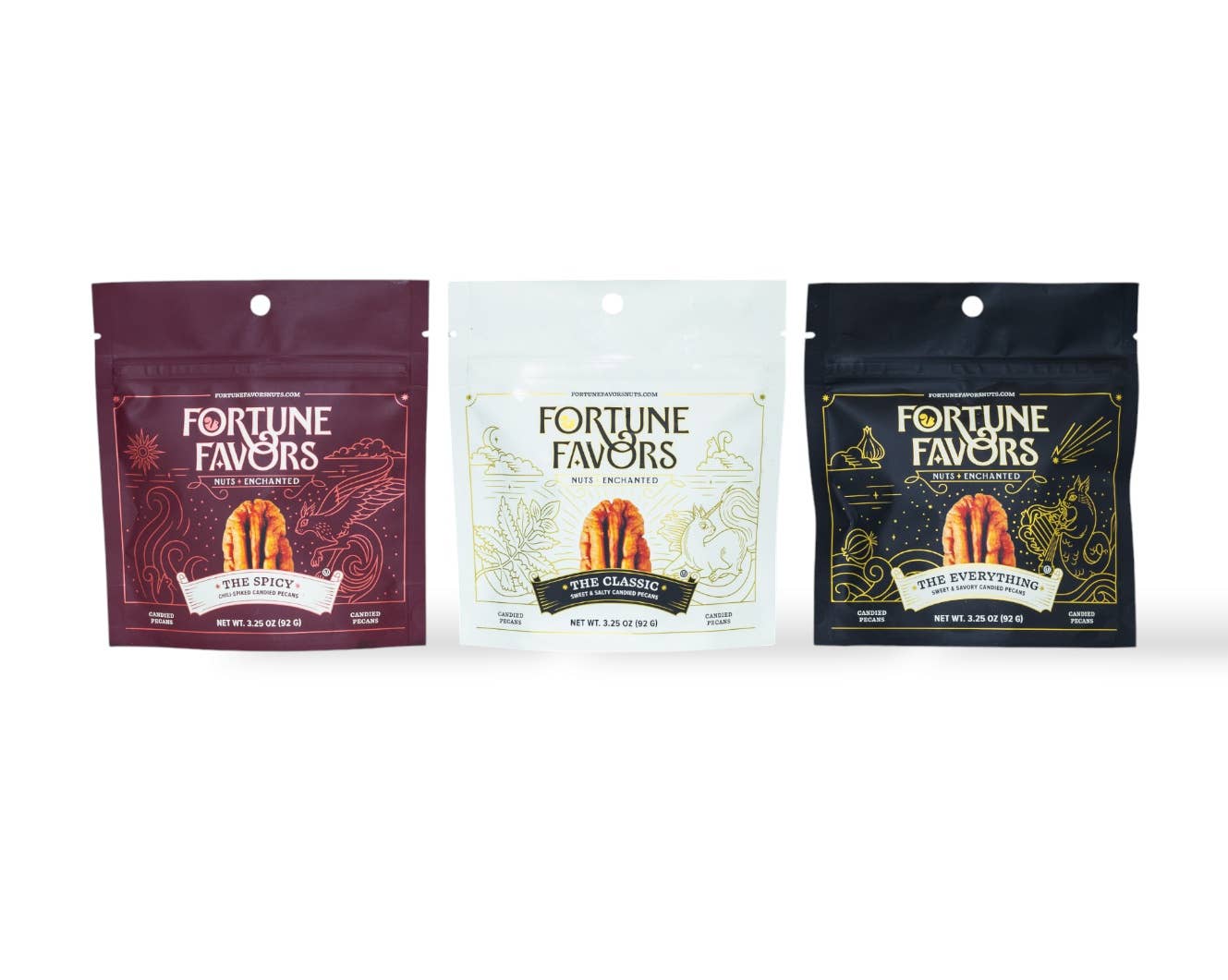 Fortune Favors The Spicy Candied Pecans 3.25 oz