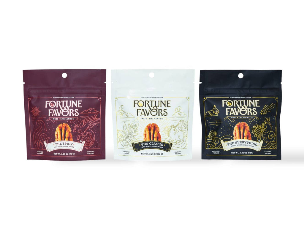 Fortune Favors The Everything Candied Pecans 3.25 oz