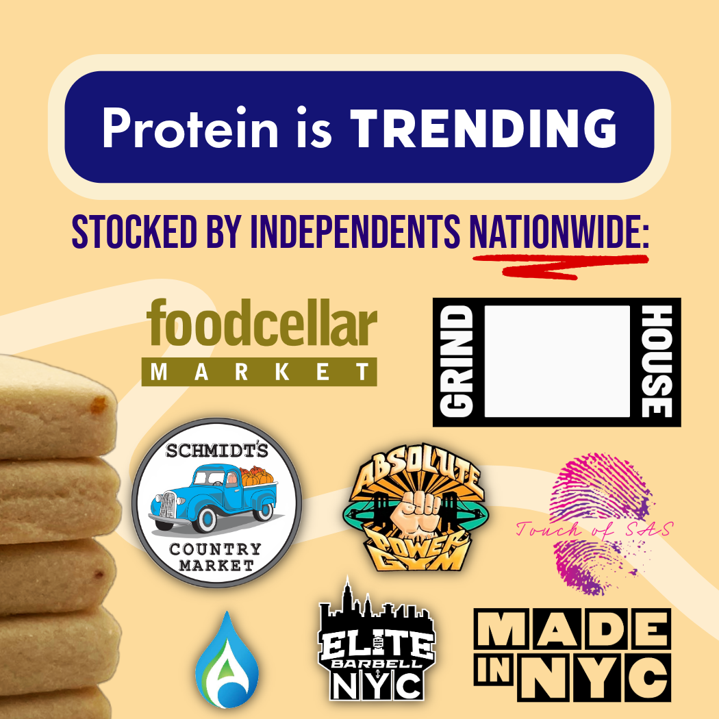 Lemon Shortbread Cookies | High Protein Snack | Clean Label