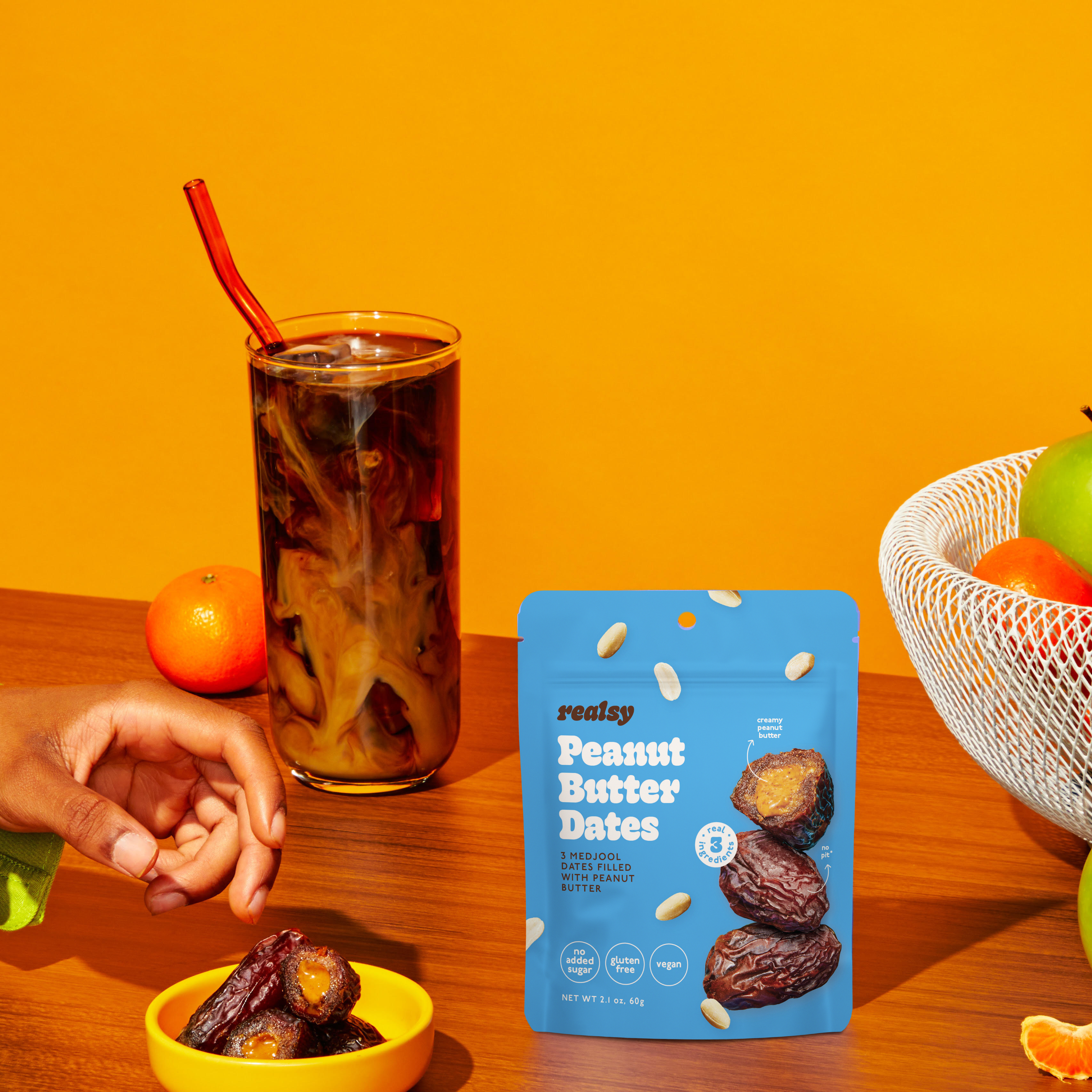 Realsy Peanut Butter Filled Medjool Date 2.1 oz