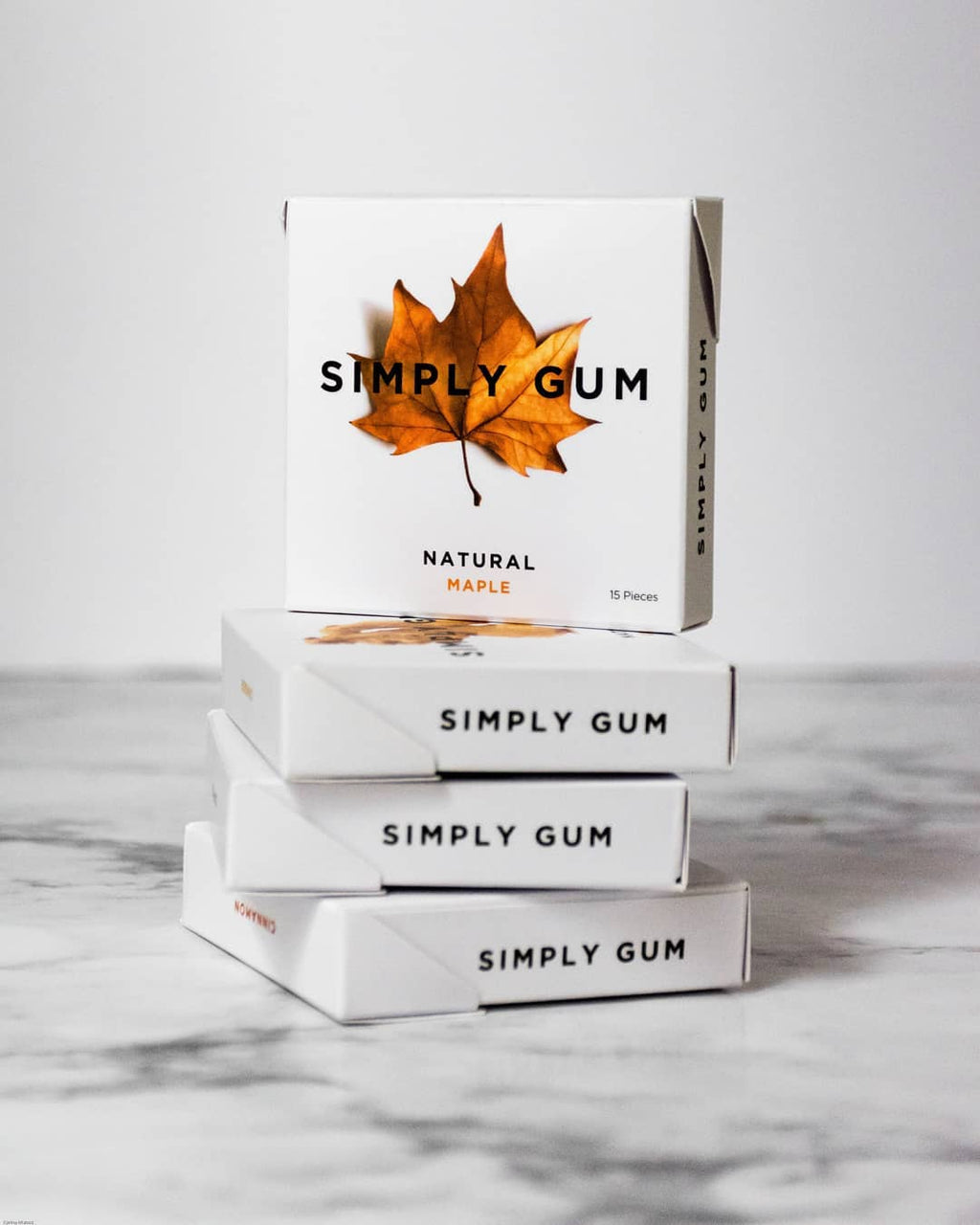 Simply Gum - Maple Chewing Gum 15 piece pack