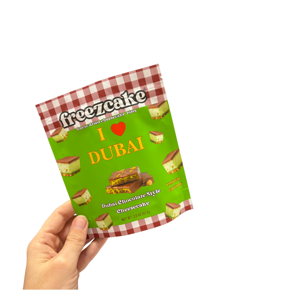 Dubai Chocolate Freezcake-Freeze-Dried Cheesecake Bites