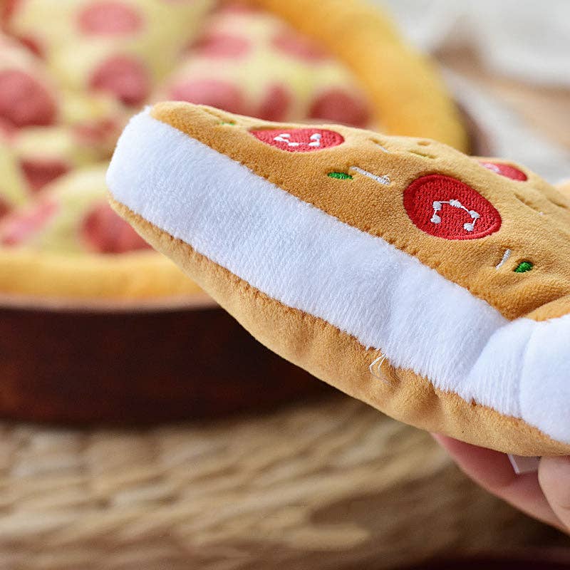 Petkin Pizza Dog Toy