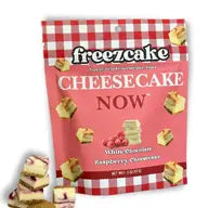 Freezcake -  Freeze-Dried White Chocolate Raspberry Cheesecake Bites