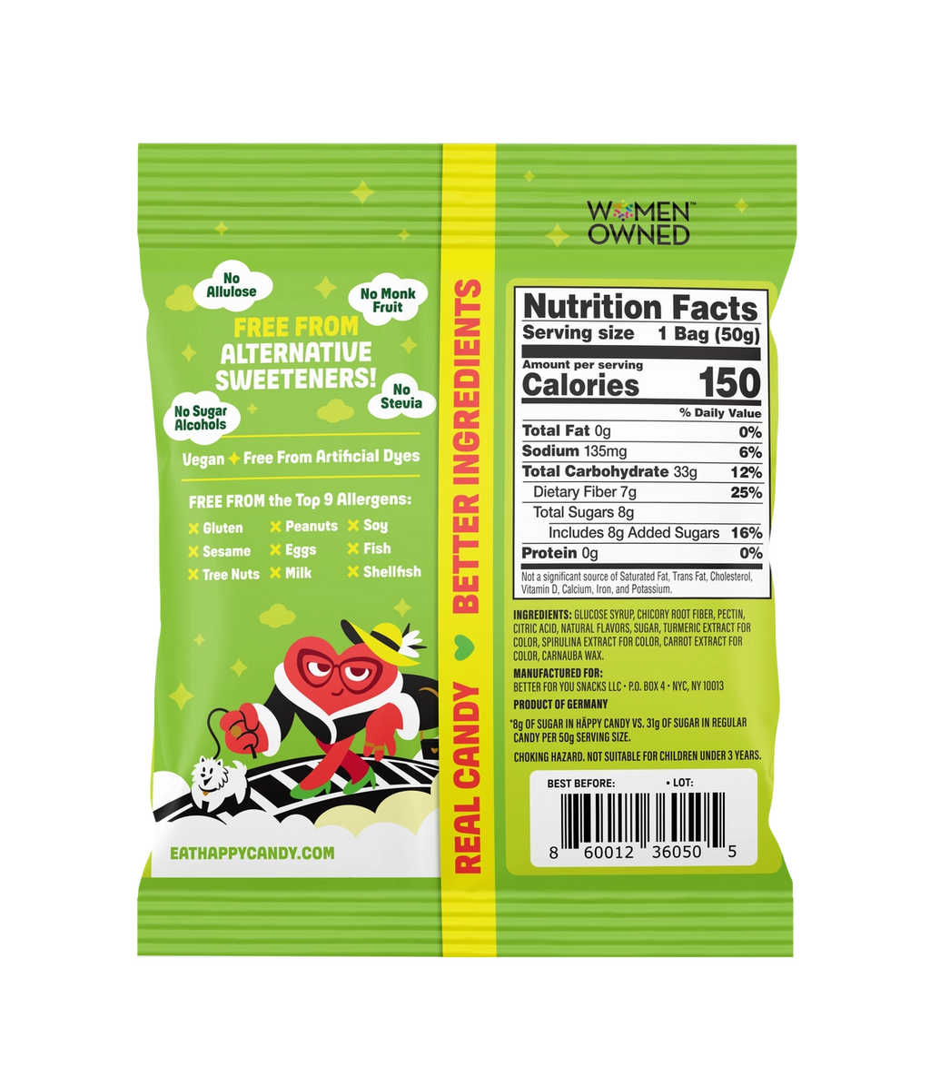 Happy Candy - Gummy Hearts - Big Apple 1.8 oz