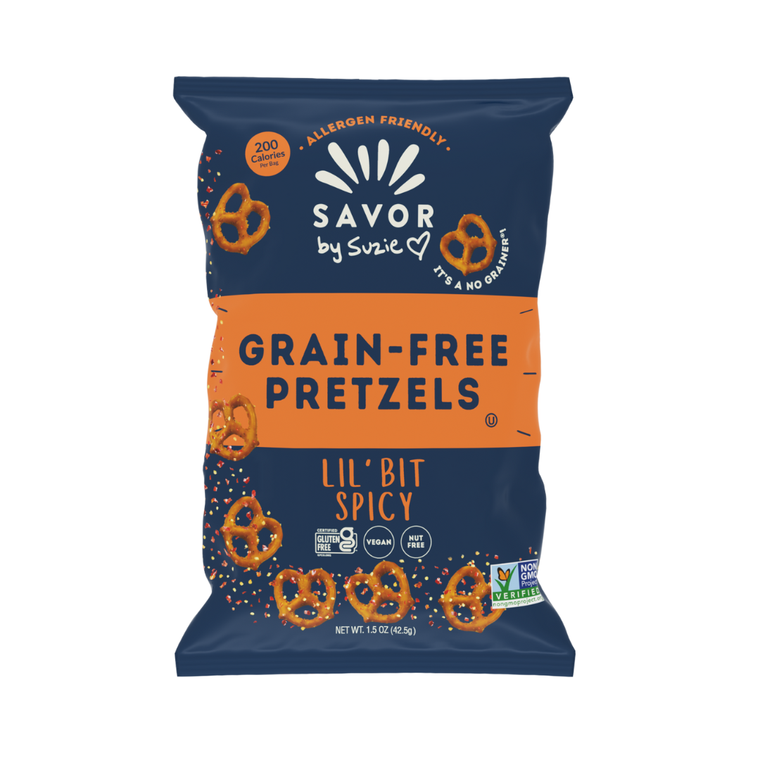 Savor by Suzie - Spicy Grain Free Pretzels