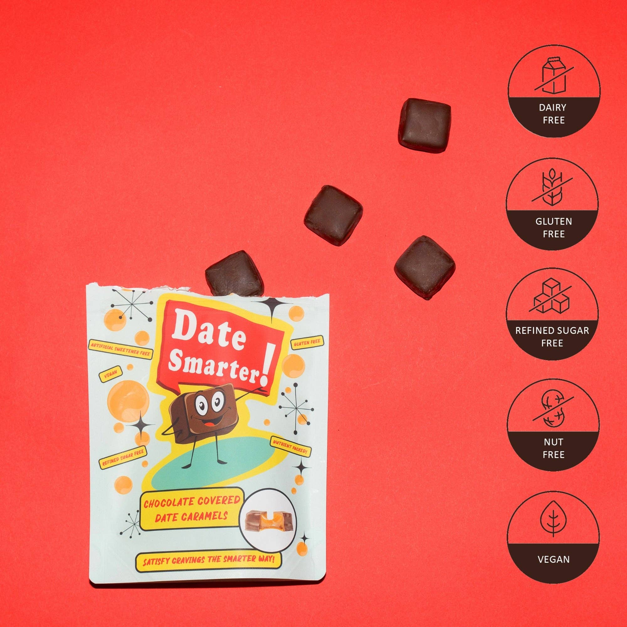 Date Smarter Chocolate Covered Date Caramels