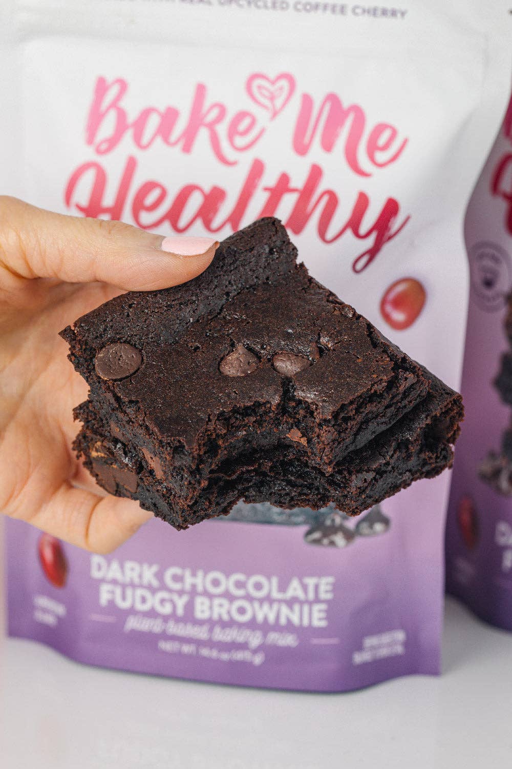 Bake Me Healthy - Dark Chocolate Fudgy Brownie Plant-Based Baking Mix