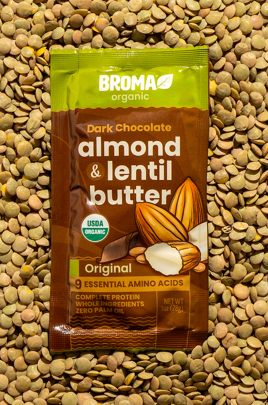 Broma - Original Dark Chocolate Almond + Lentil Butter