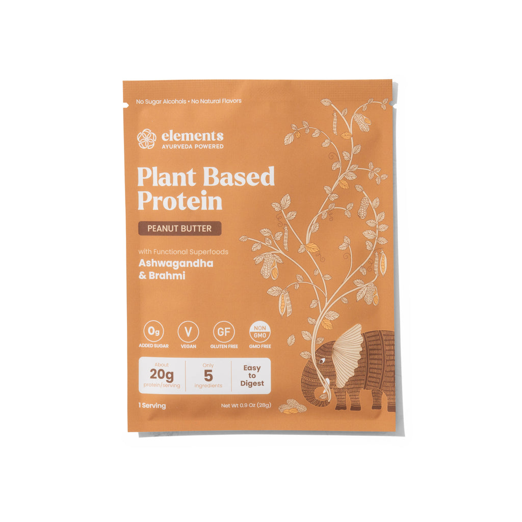Elements Plant Based Protein Single Serve - Peanut Butter 1.2oz