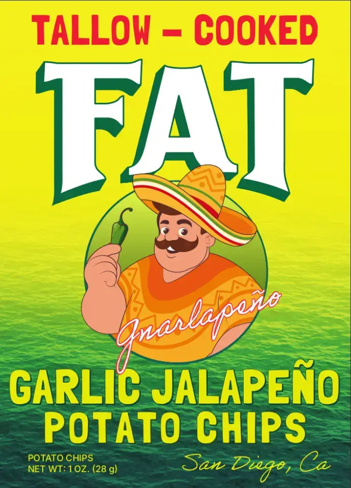 FAT ChipsGnarlapeño Tallow Cooked 1oz