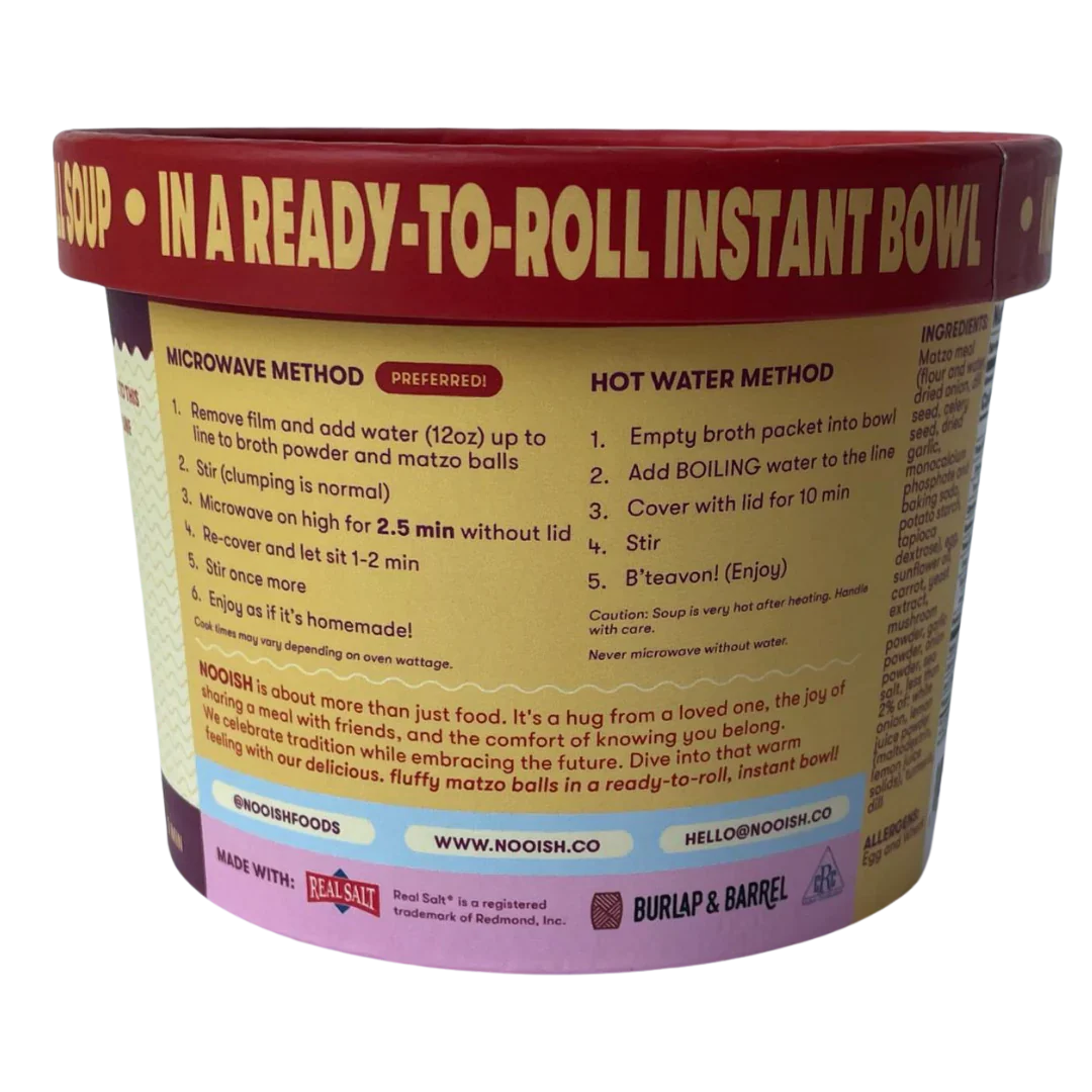 Nooish - Instant Matzo Ball Soup Kosher