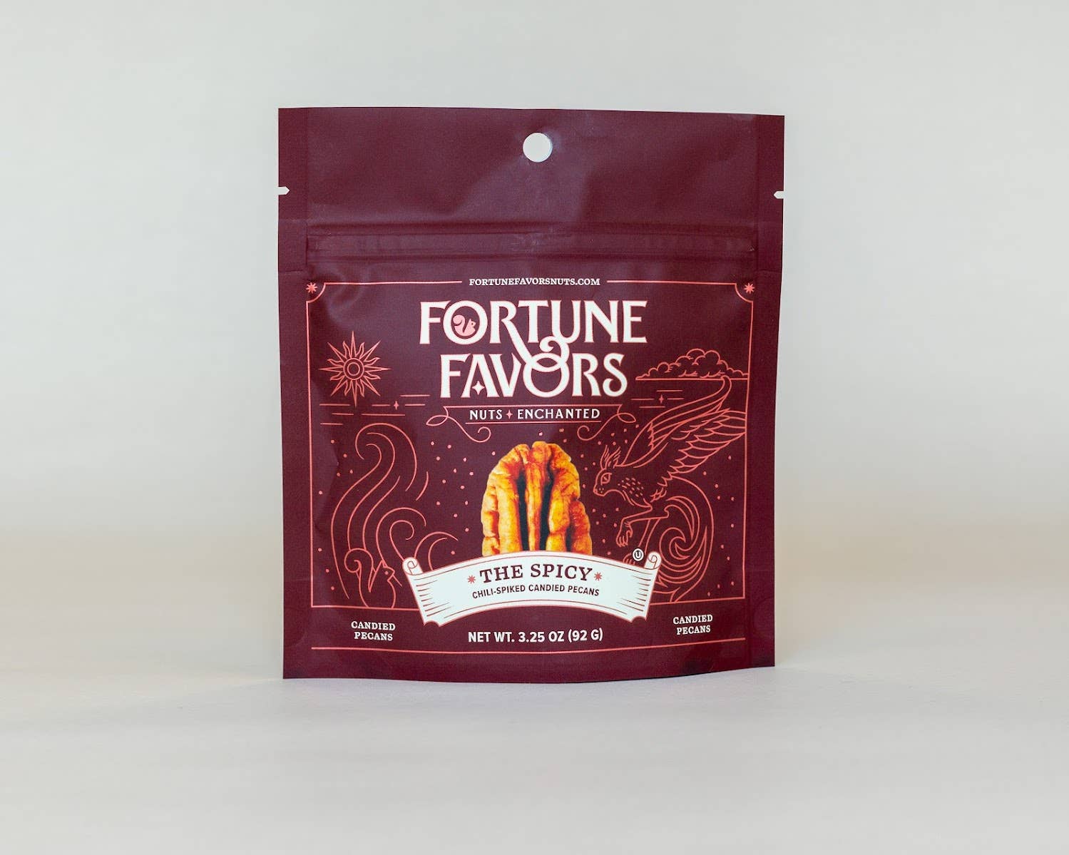 Fortune Favors The Spicy Candied Pecans 3.25 oz