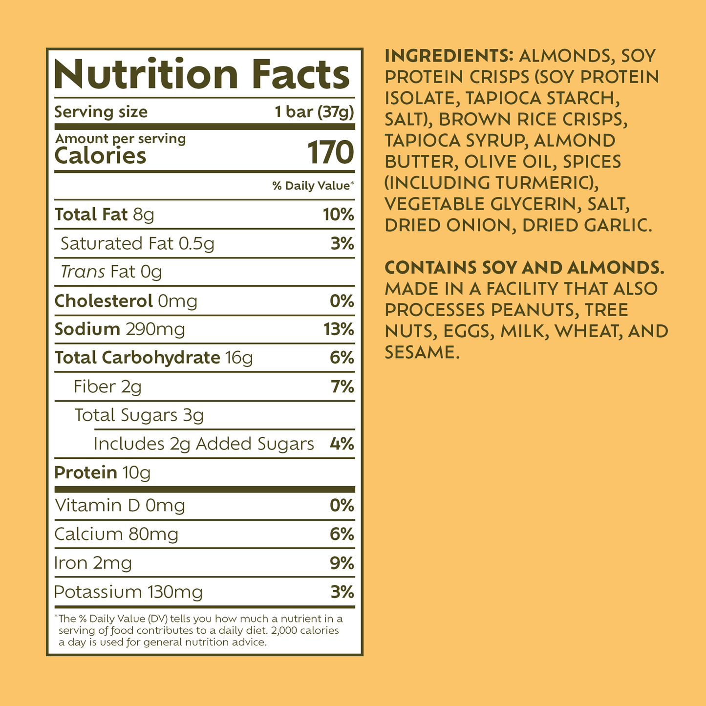 Afar Foods - Savory Protein Bar - Indian Masala Flavor