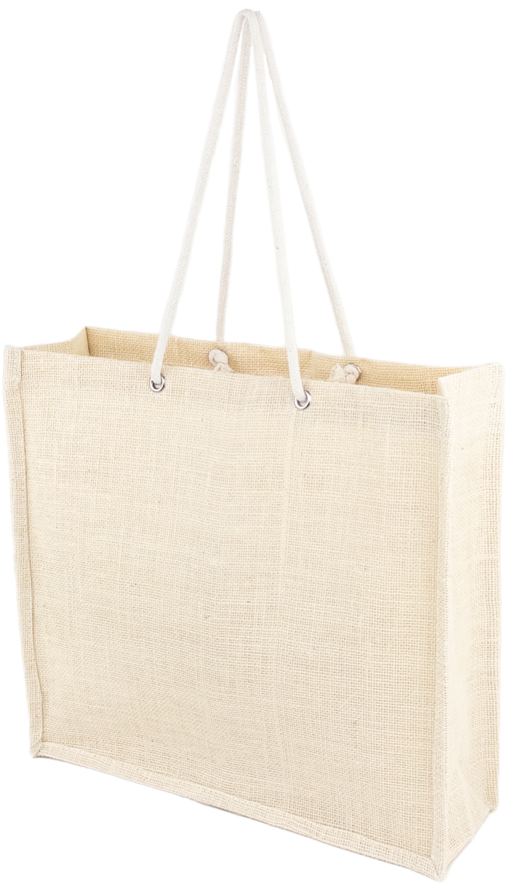 Reusable Gusseted Market Grocery Tote Bag