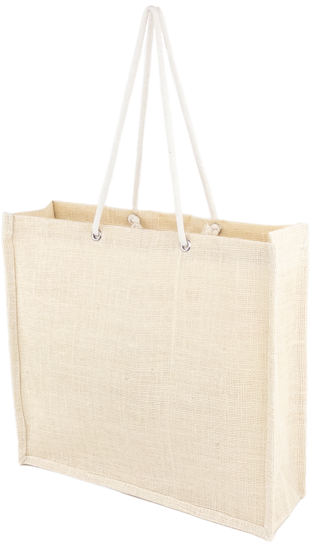 Reusable Gusseted Market Grocery Tote Bag