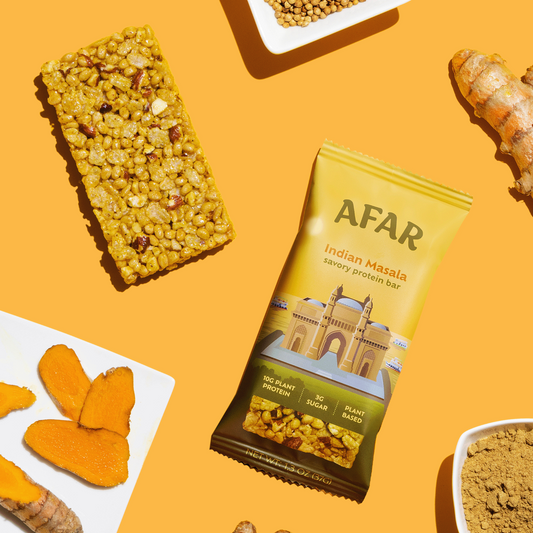 Afar Foods - Savory Protein Bar - Indian Masala Flavor