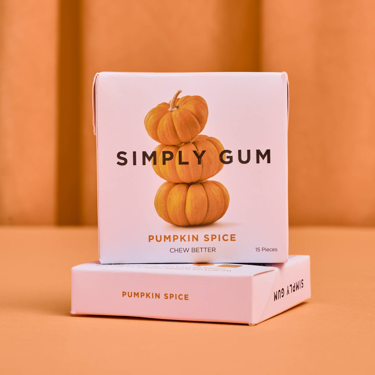 Simply Gum - Pumpkin Spice Chewing Gum -15 pack