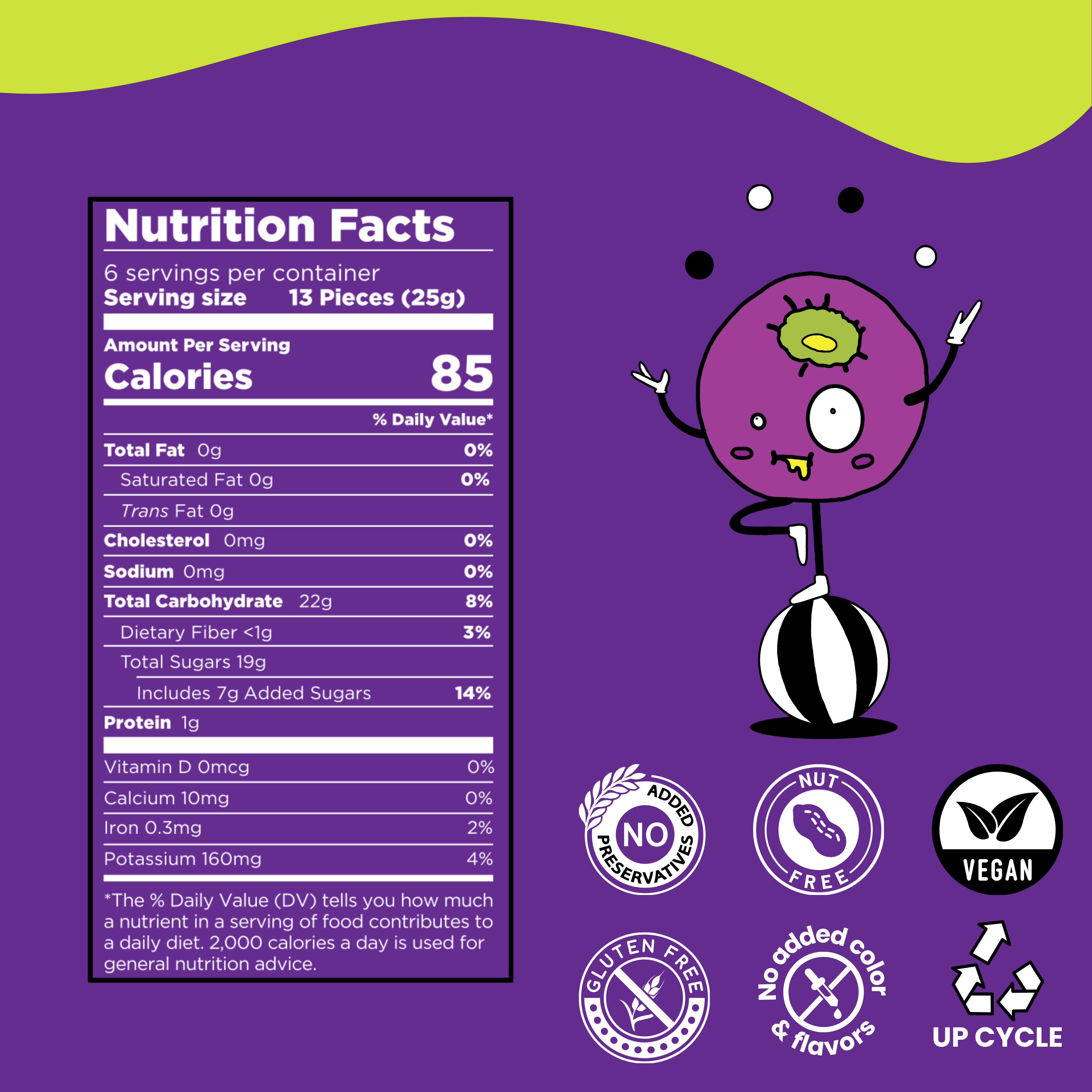 Pulpito Dried Fruit Bites Natural Fruit Snacks -Freaky Falsa (South-Asian Blueberry)
