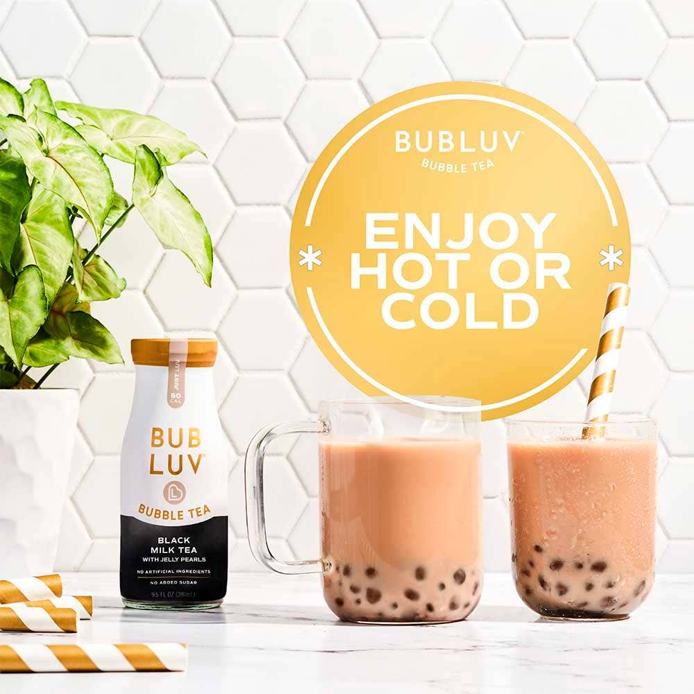 Bubluv - Black Milk Tea Bubble Tea with Jelly Pearls