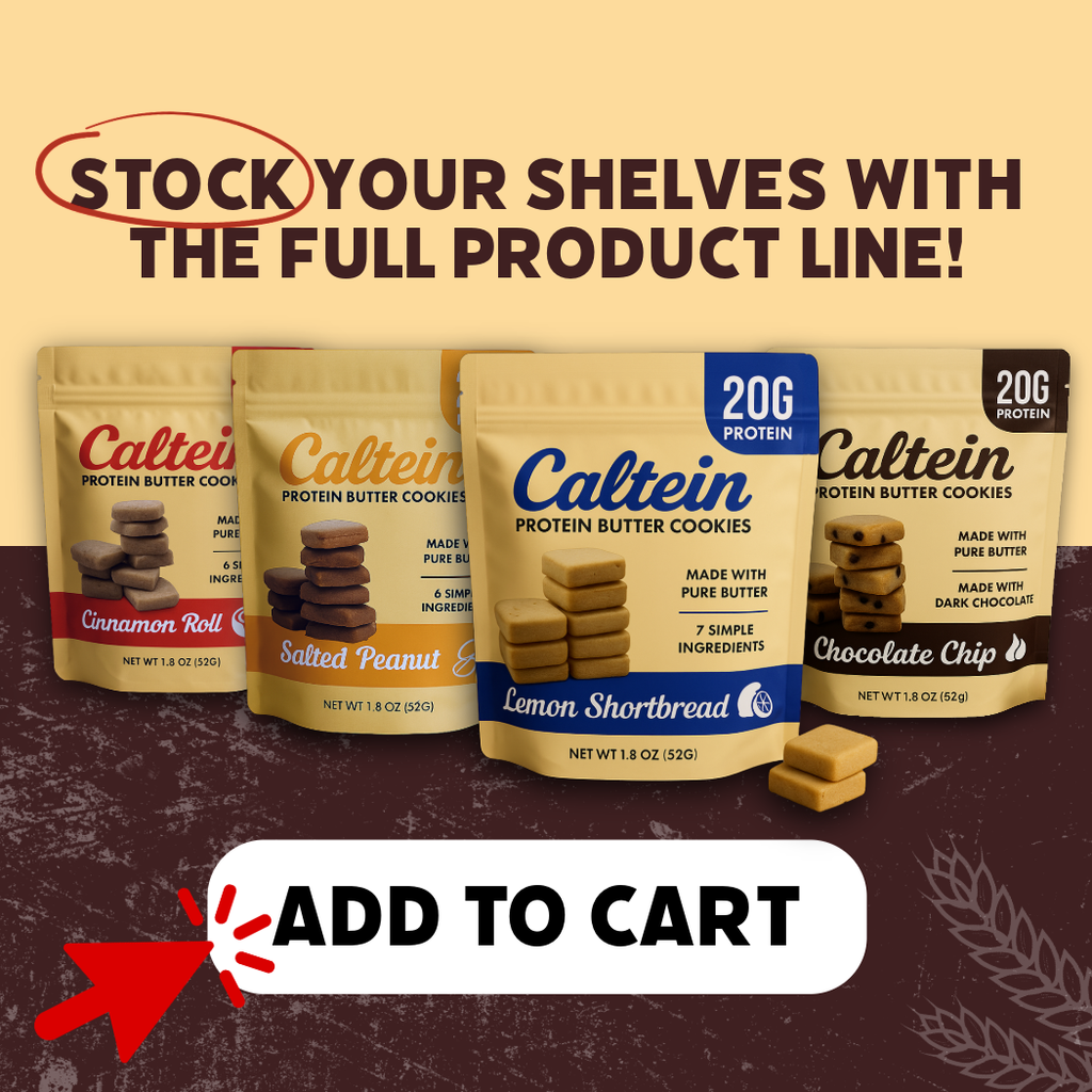 Caltein Chocolate Chip Protein Cookies | High Protein | Clean Label Snack
