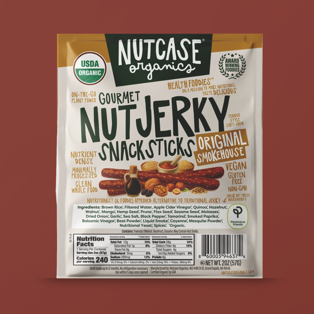 Nutcase Organics - Nut Jerky Original Snack Sticks 2oz