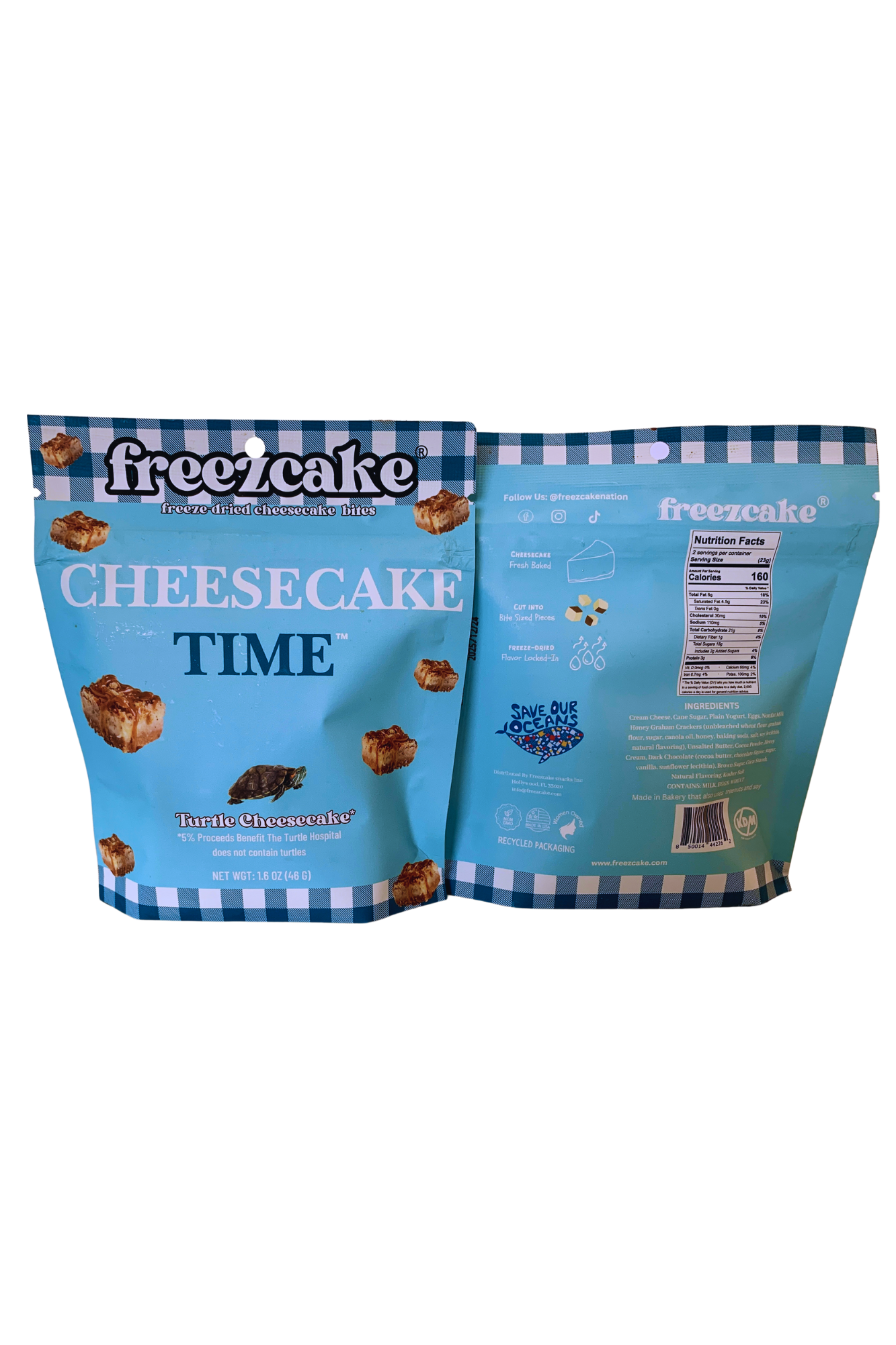 Freezcake - Freeze-Dried Turtle Cheesecake Bites