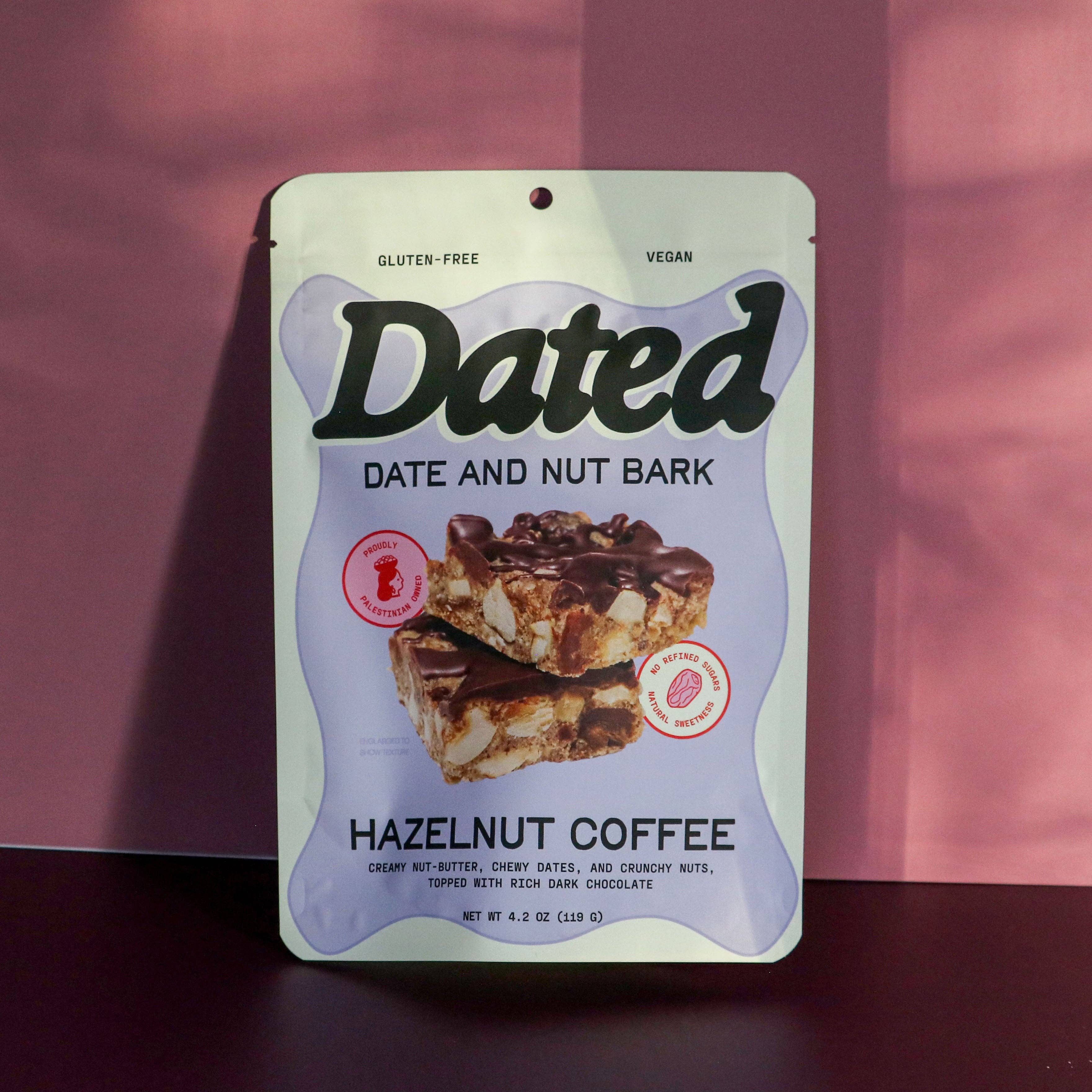 Dated - Hazelnut Coffee Date & Nut Bark 4.2oz