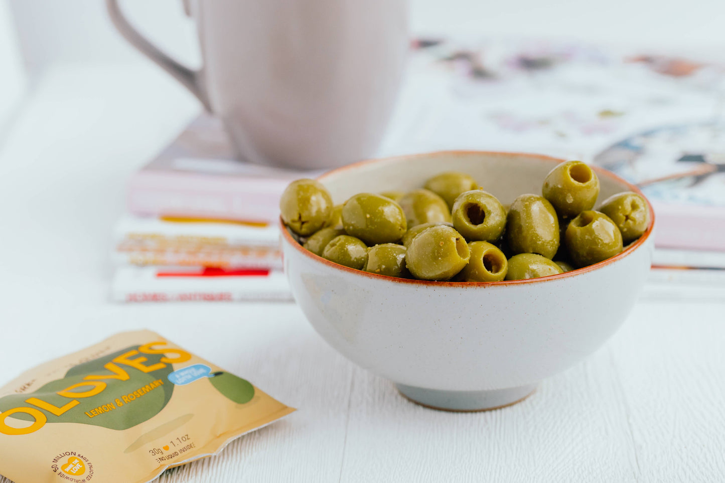 Oloves - Lemon & Rosemary Pitted Green Olives