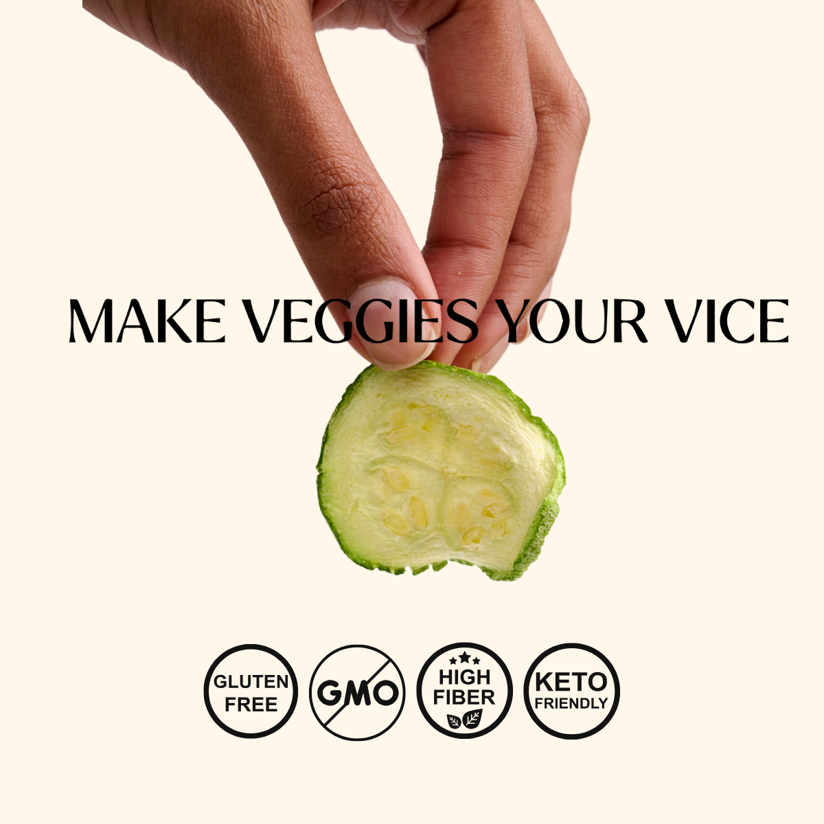 Veggie Vice - Zucchini Chips - Sea Salt - 0.7 oz