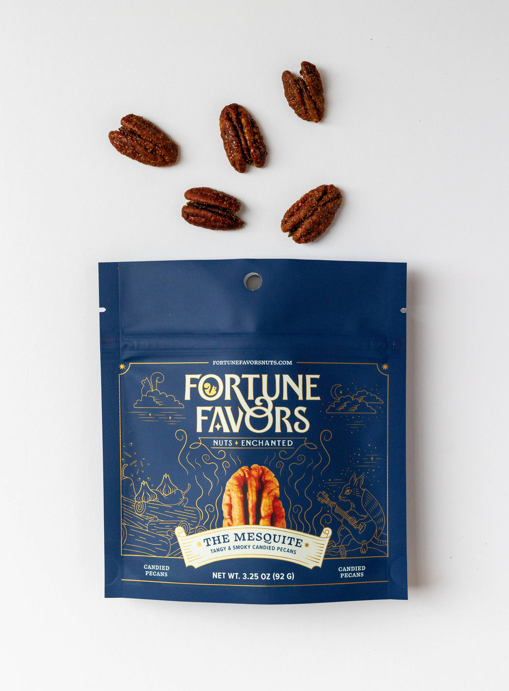 Fortune Favors The Mesquite Candied Pecans 3.25oz