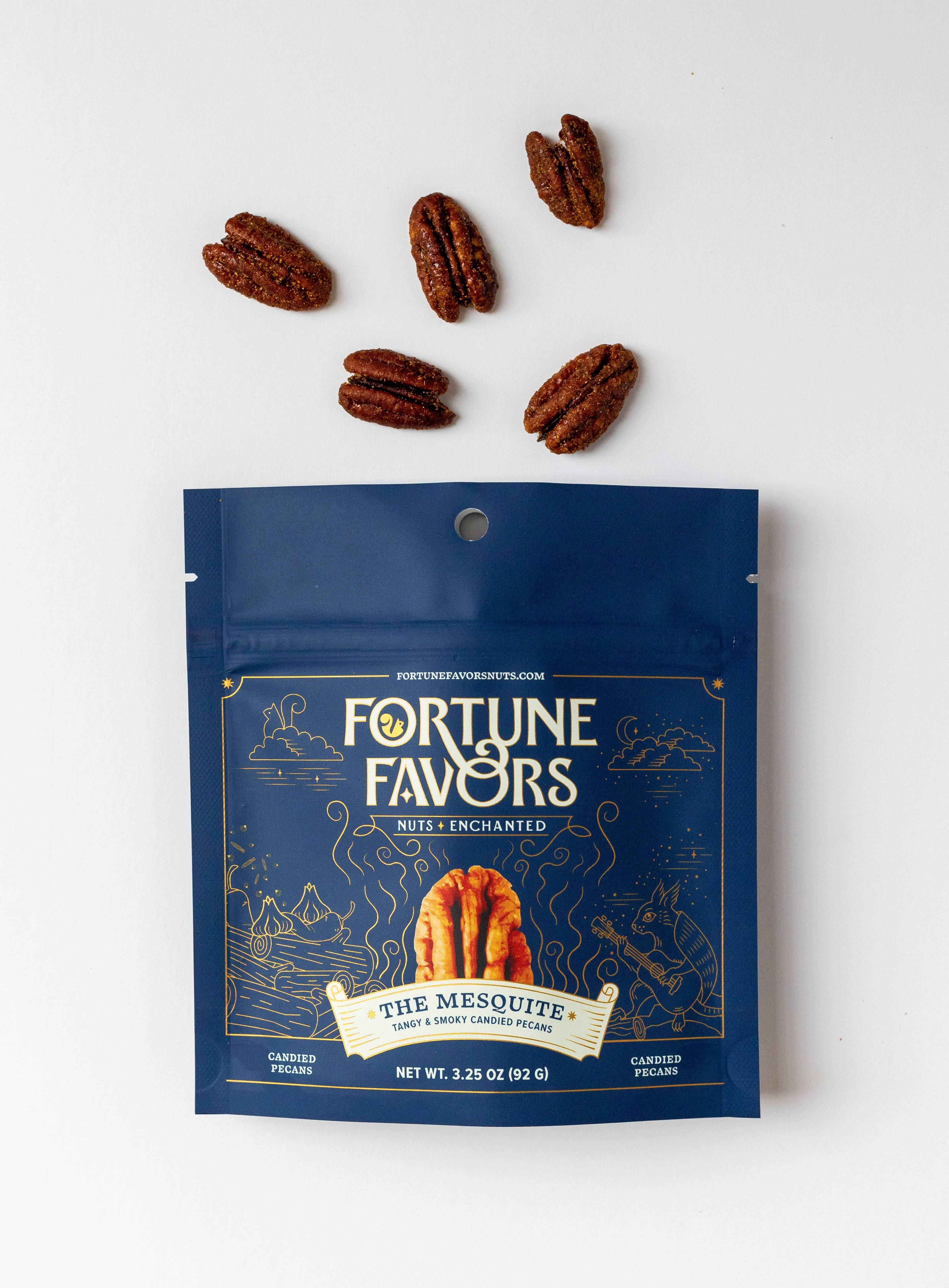 Fortune Favors The Mesquite Candied Pecans 3.25oz