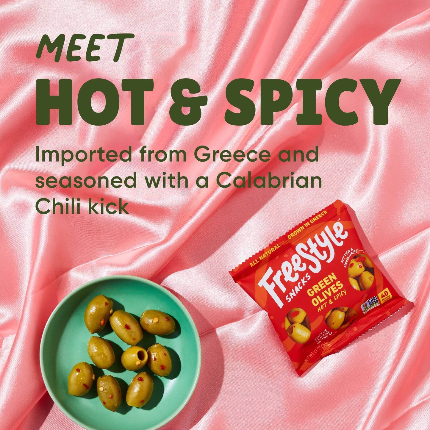 FreeStyle Snacks - Hot & Spicy Olives