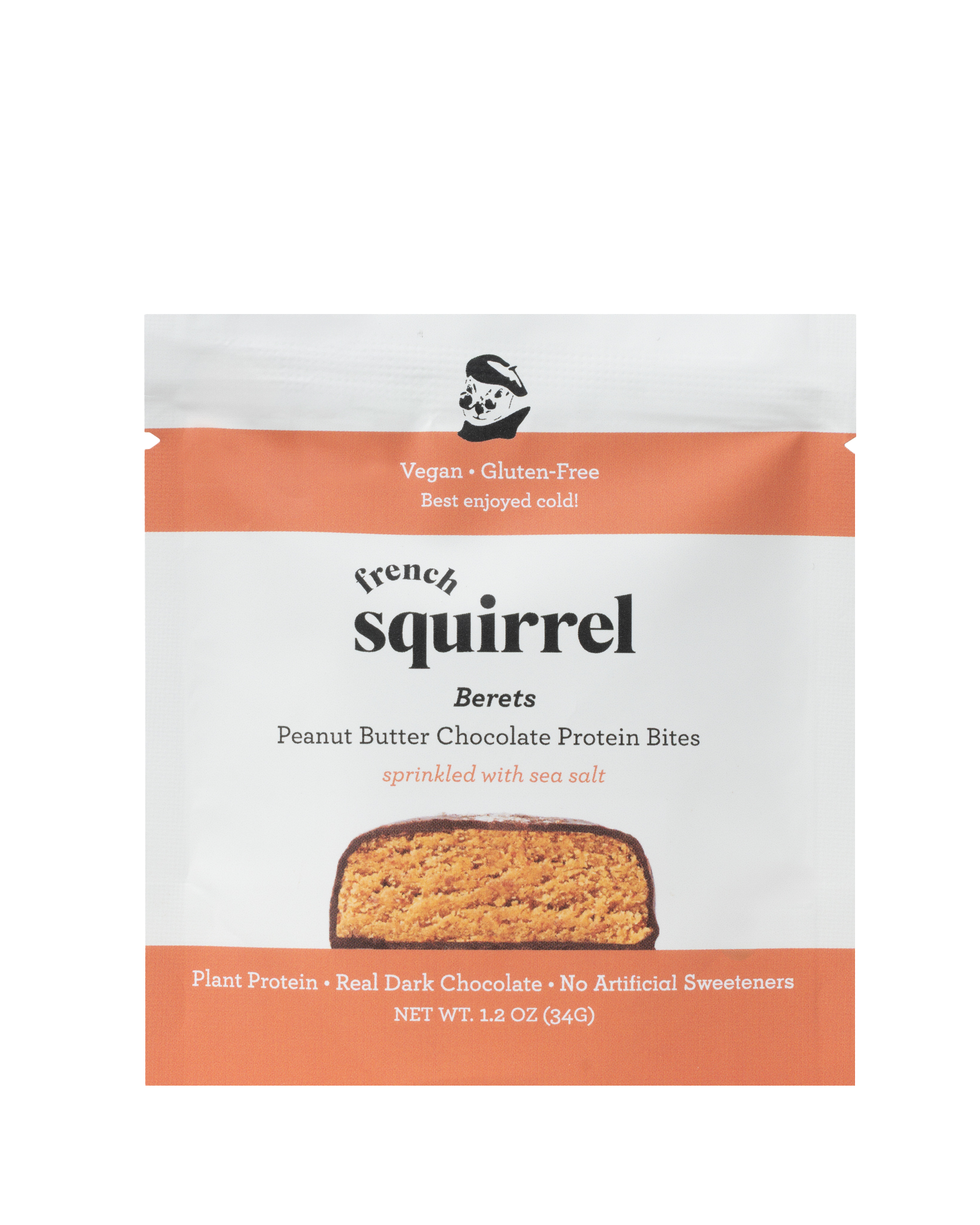 French Squirrel Berets Peanut Butter Chocolate Protein Bites
