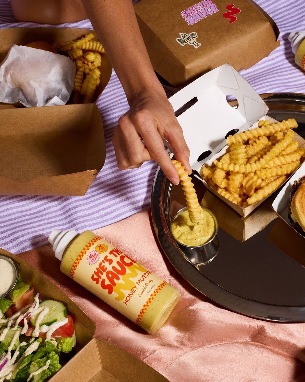 She’s the Sauce Honey Mustard – Protein & Fiber Packed Sauce 12oz