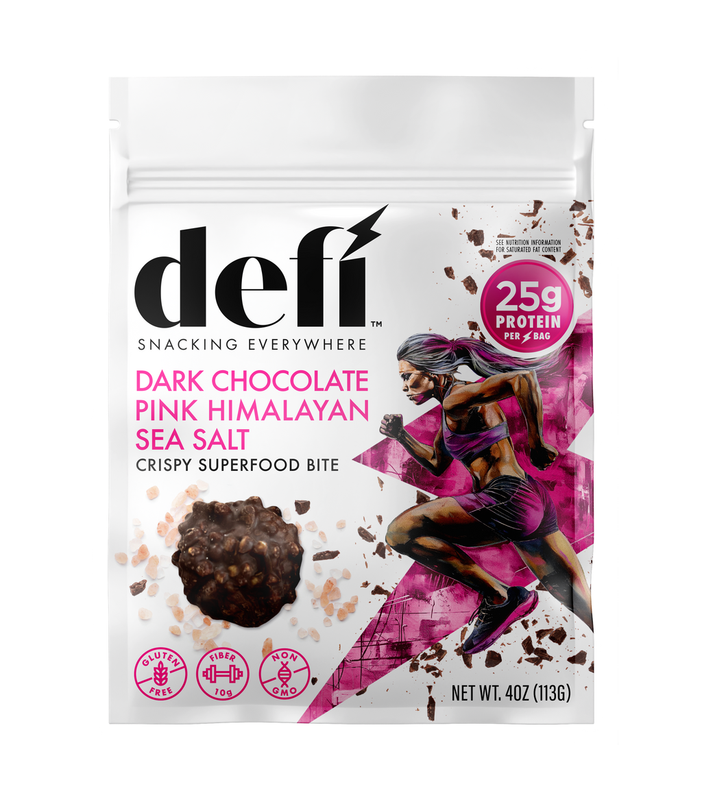 DEFI Dark Chocolate Pink Himalayan Salt Crispy Superfood Bite