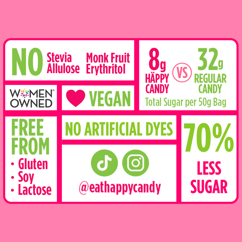 Häppy Candy - Gummy Hearts - Big Apple 1.8 oz