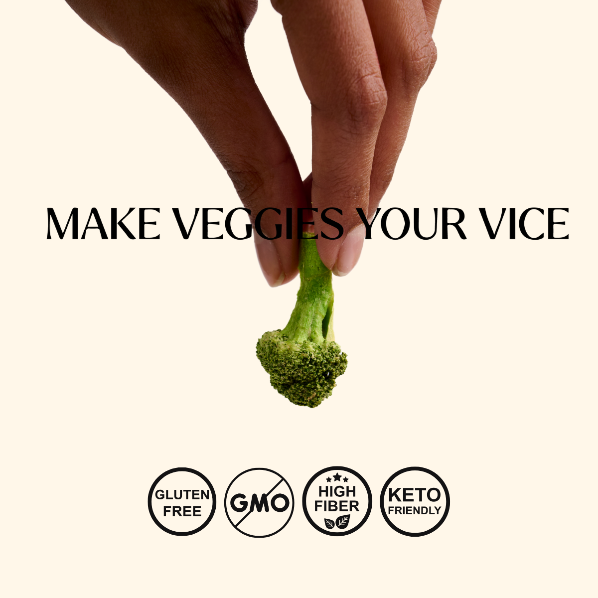 Veggie Vice - Broccoli Chips - Sour Cream & Onion - 1oz
