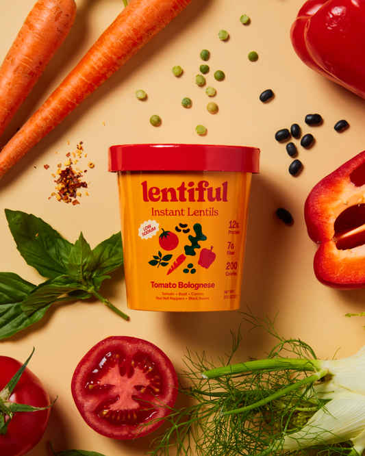 Lentiful - Low Sodium Instant - Tomato Bolognese