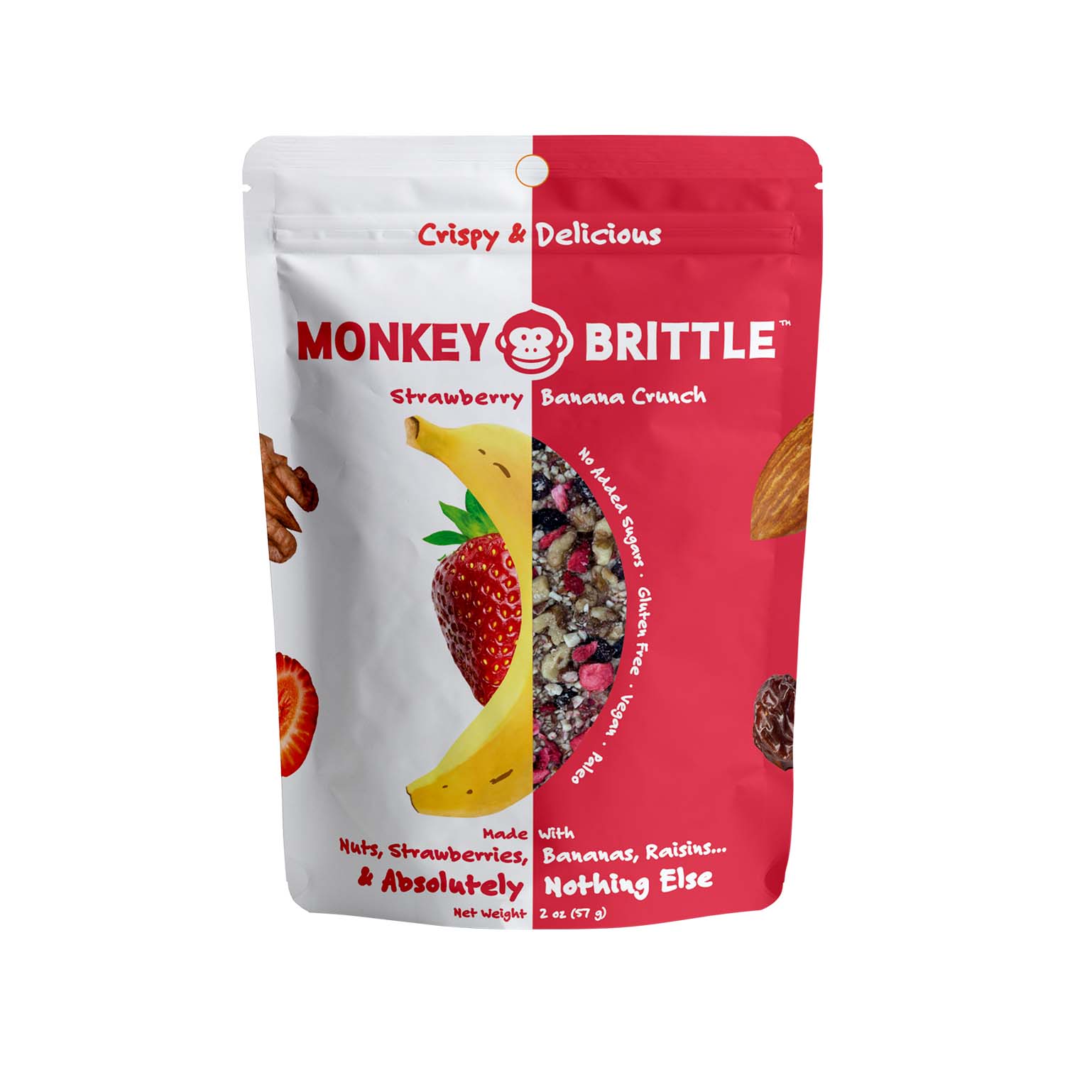 Monkey Brittle Strawberry Banana Crunch