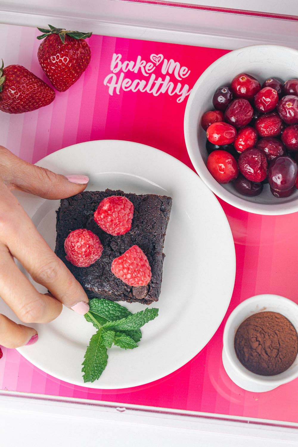 Bake Me Healthy - Dark Chocolate Fudgy Brownie Plant-Based Baking Mix