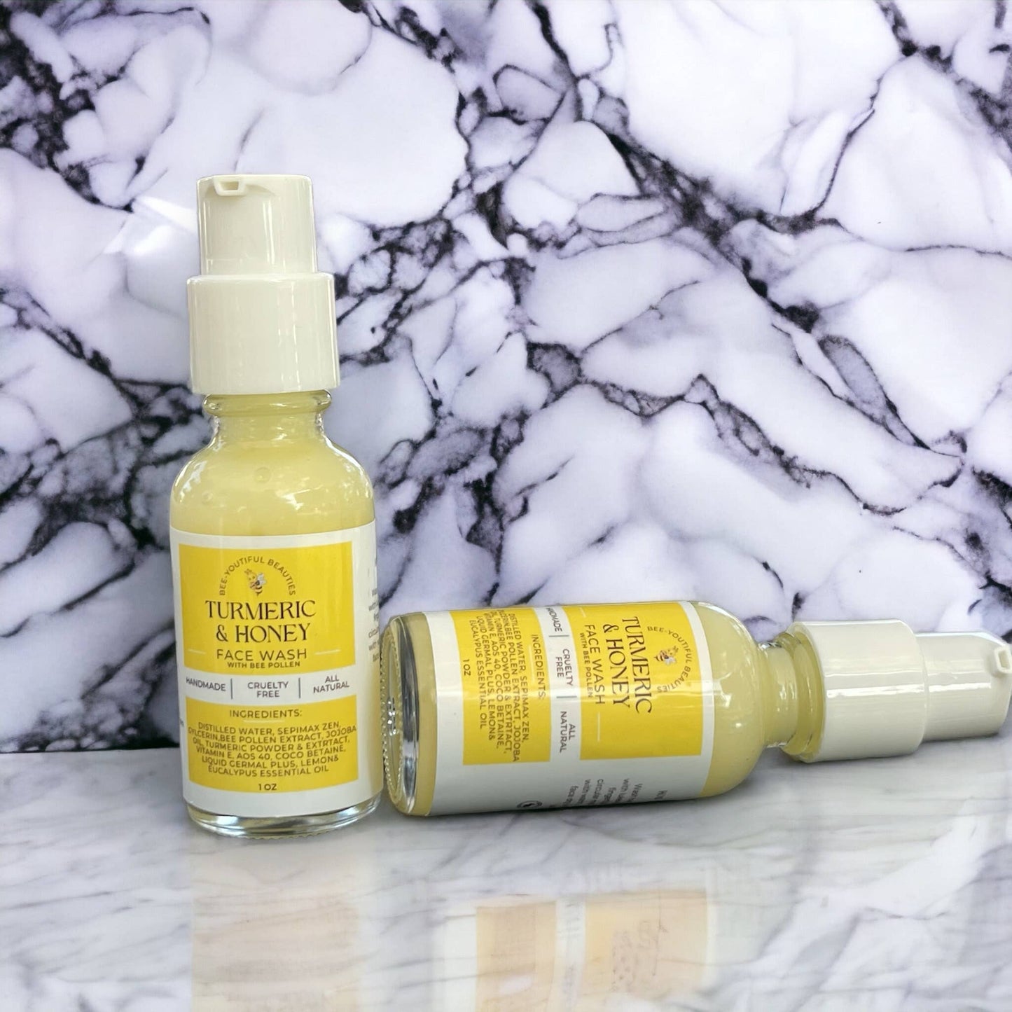 Bee-Youtiful Beauties - Turmeric & Honey Face Wash W/ Bee Pollen