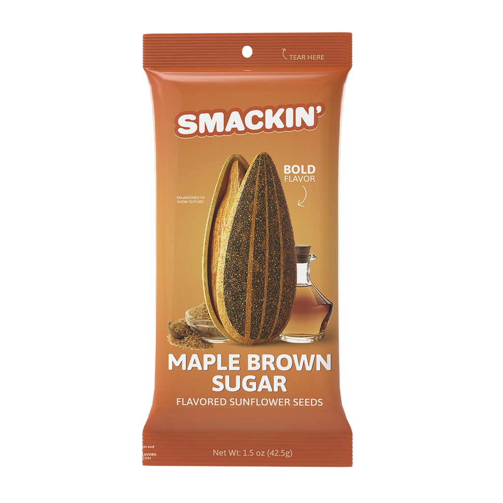 Smackin Maple Brown Sugar Sunflower Seeds  1.5 oz