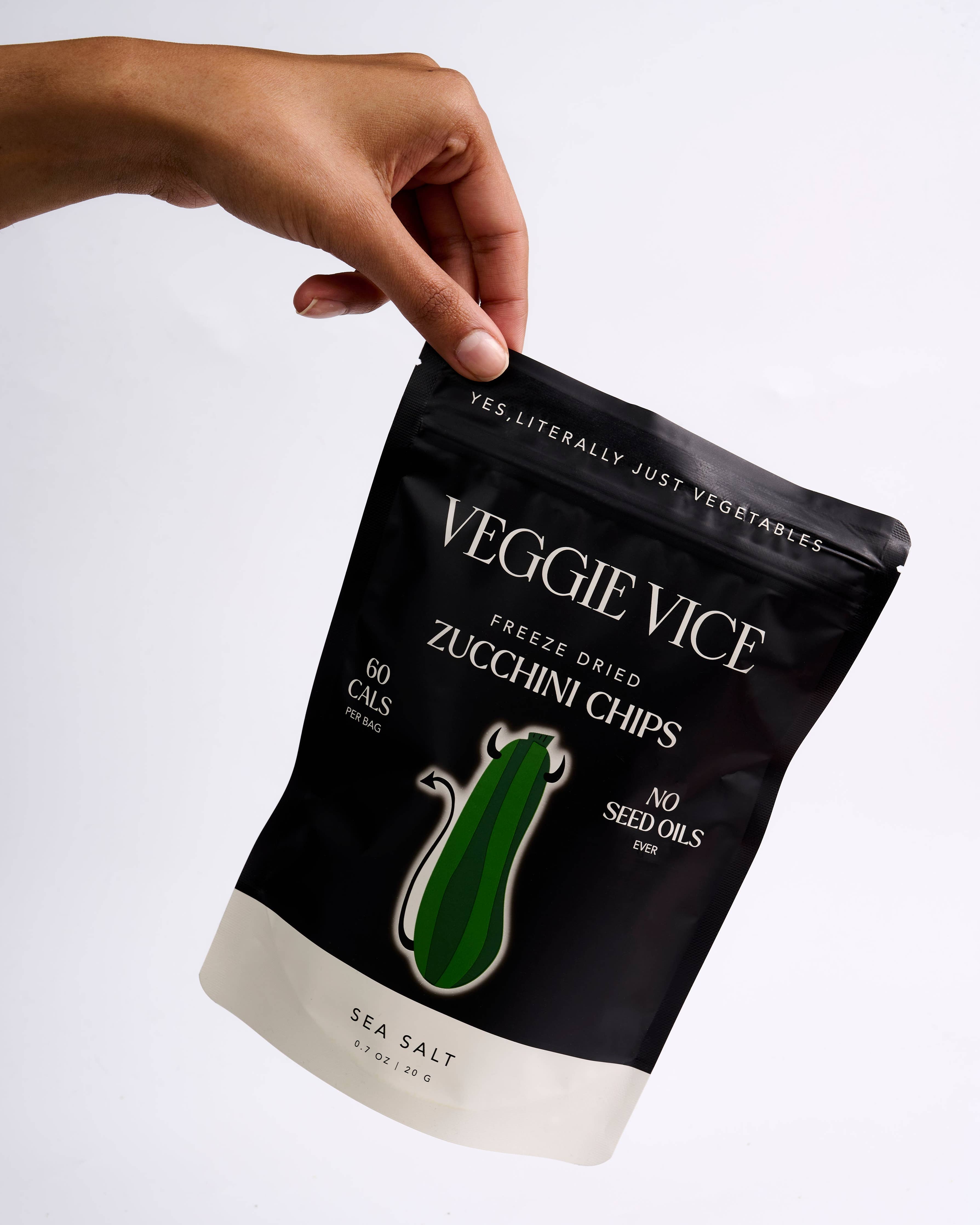 Veggie Vice - Zucchini Chips - Sea Salt - 0.7 oz