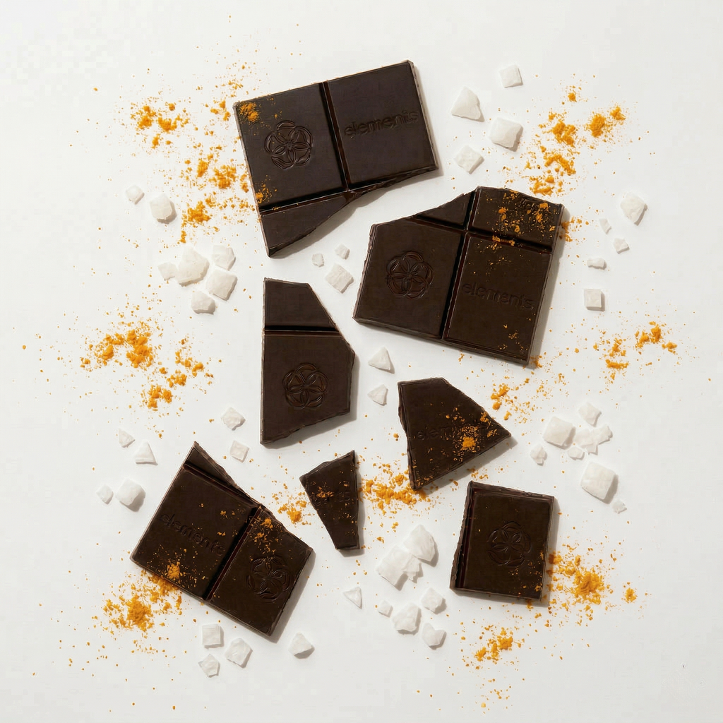Elements - Sea Salt Dark Chocolate Bar | Vegan Organic 1.8oz