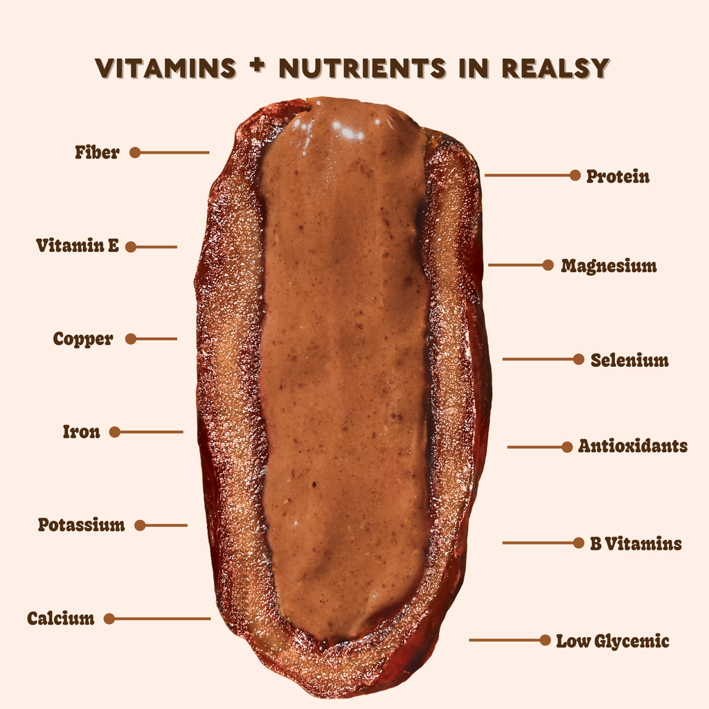 Realsy Chocolate Peanut Butter-Filled Medjool Dates 2.1 oz