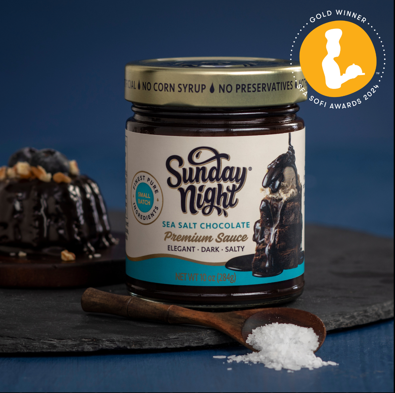 Sunday Night Sea Salt Chocolate Sauce